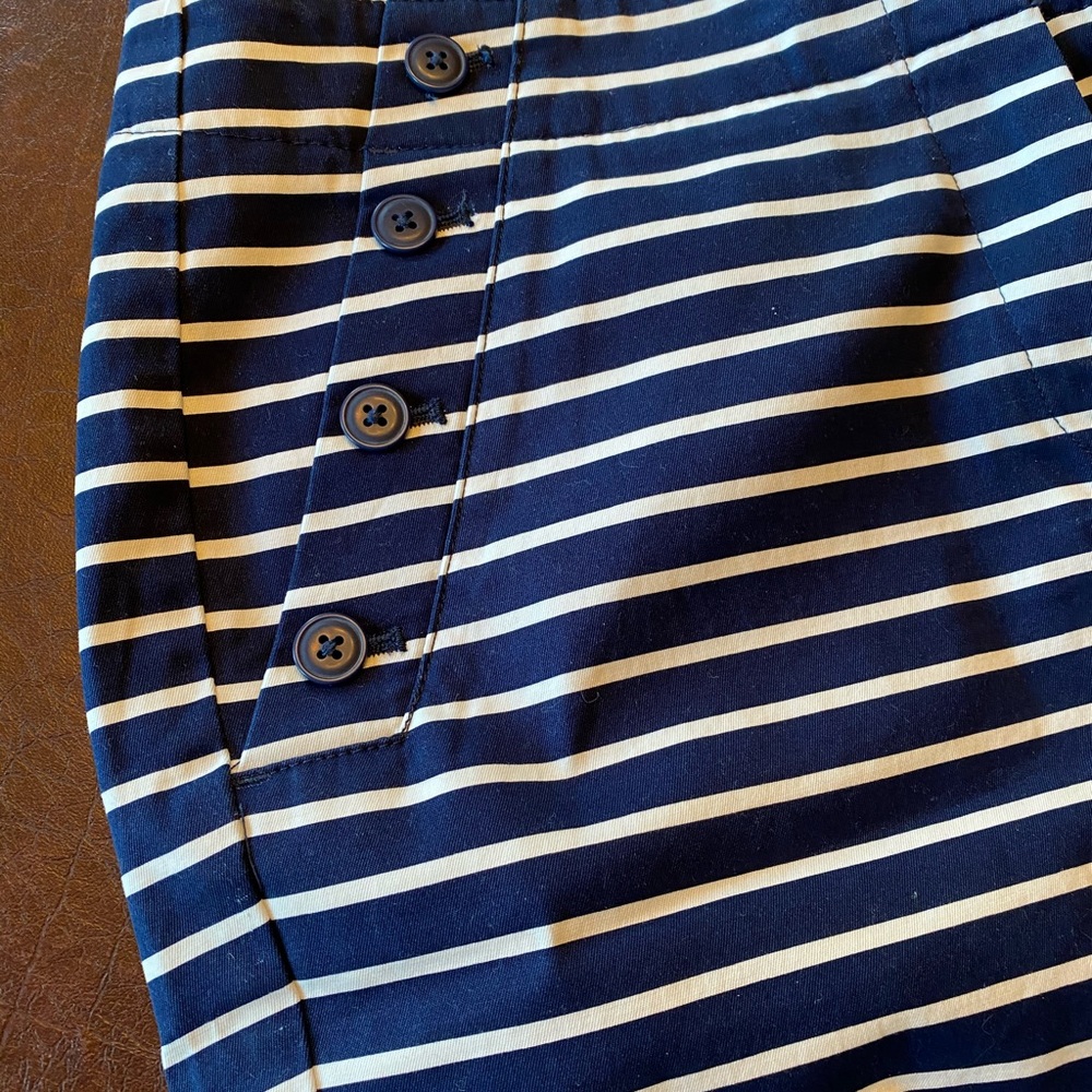 Talbots sailor striped shorts